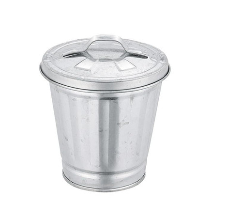 Silver mini galvanized - galvanized, trash