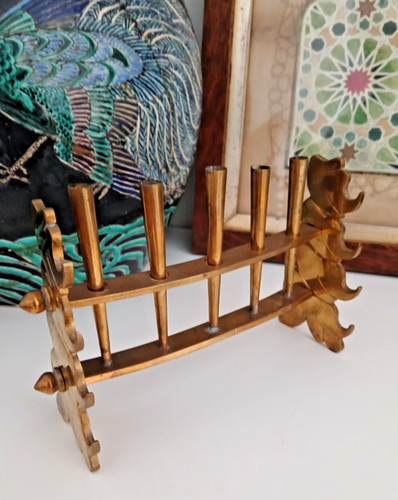Antique stylish gilt brass - stylish, 5