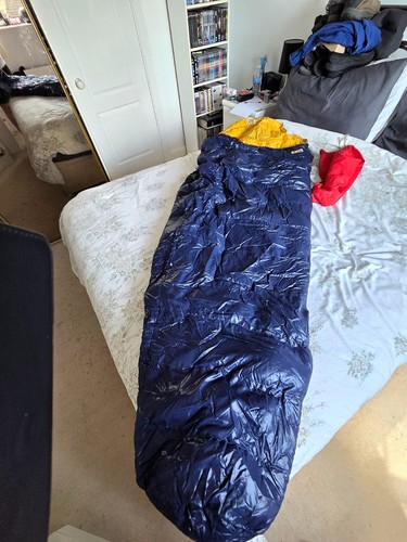 Goose down sleeping bag - down,