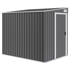 7 x 5ft Galvanised Metal Shed