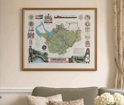 Cheshire ring framed colour - cheshire,