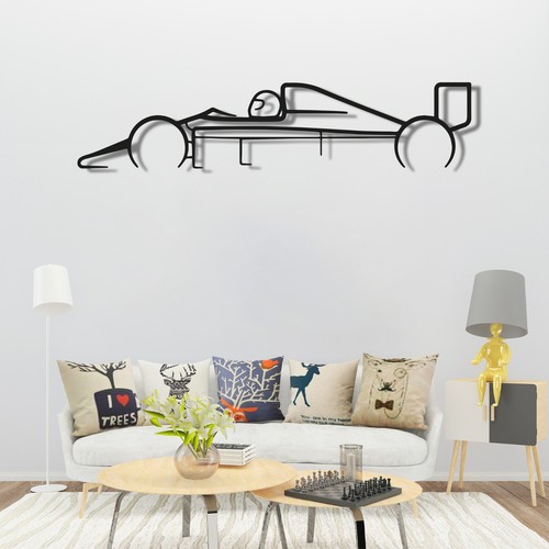 Metal car wall art classic - wall, art,