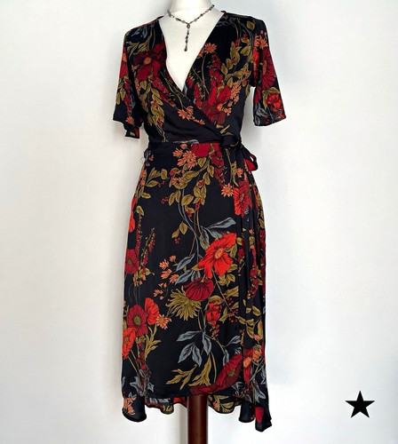 Primark black floral - floral, chiffon