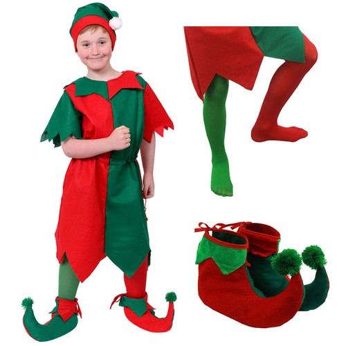 Boys elf costume christmas - boys,