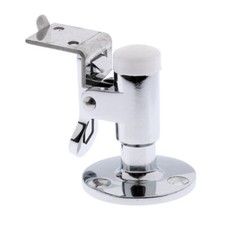 316 Stainless Steel Door Stop and Catch with White Bumper 2-1/2'' - Boat/Marine