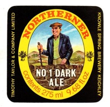 England - Vintage Beer Label - Timothy Taylor, Keighley - Northerner