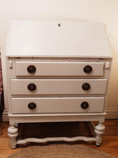 Painted Bureau writing desk perfect for upcycle project