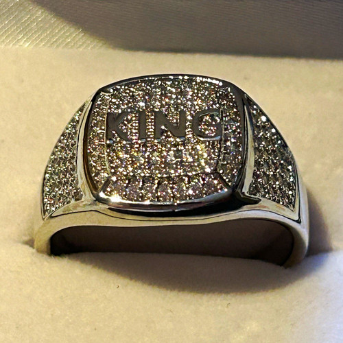 Men sterling silver signet - sterling,