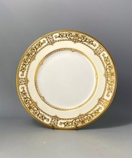 Minton Grasmere Gold 27cm Dinner Cabinet Plate - Plummer LTD. New York c1928