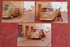 3 old color photos VW Bulli