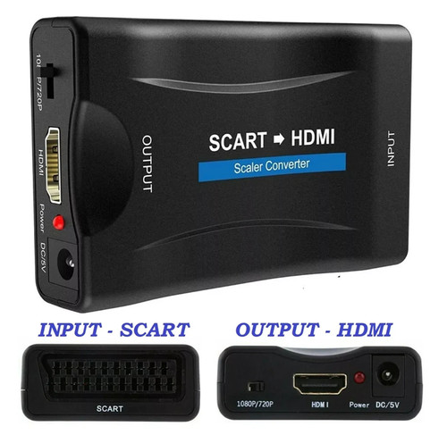Yizhet scart hdmi - hdmi, converter