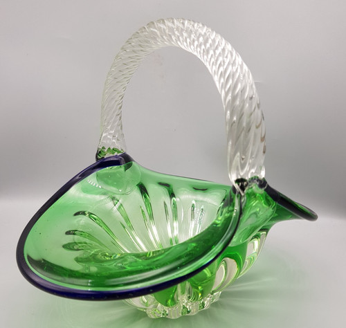 Vintage murano style green - murano,