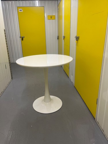 White round chic table - white, ikea