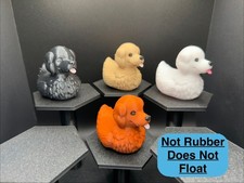 Golden Retriever Jeep Duck Figurine | White English Cream, Black, Red, or Golden