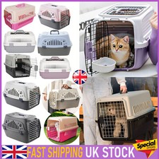 Extra Large Pet Carrier Cat Puppy Travel Cage Dog Carry Basket Transporter Box