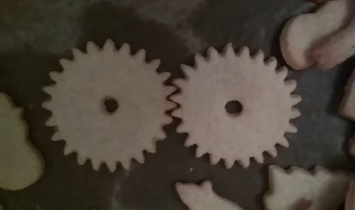 Gear cog wheel - cog, pastry