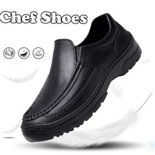 Men Chef Shoes In Kitchen