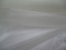White Parachute RIPSTOP Nylon Para Military Craft Cloth Fabric Material 95cm W