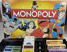 DC Comics Monopoly Special Edition – Complete, Collectable Metal Tokens