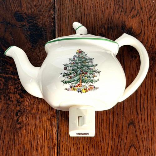 Spode christmas tree - tree, teapot