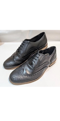 Dune wingtip black leather - dune,