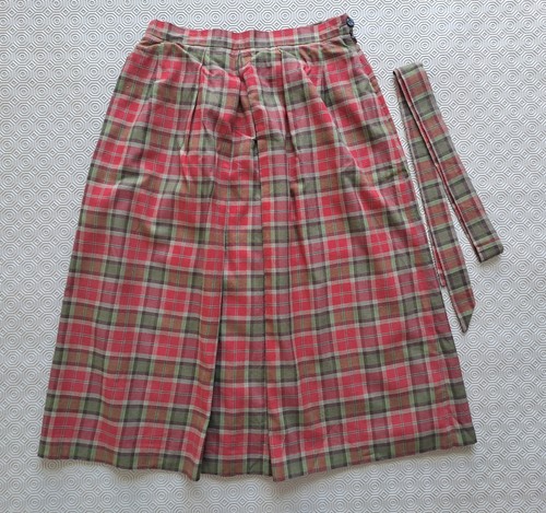 1960s line skirt - 1960s, cotton