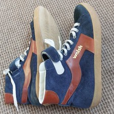 VGC RARE VINTAGE Seishi Tanaka for Walsh trainers Suede/leather UK 9 Euro 43