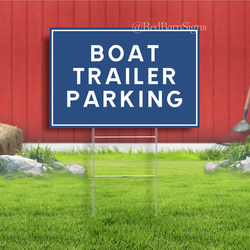 Boat trailer parking indoor - trailer,