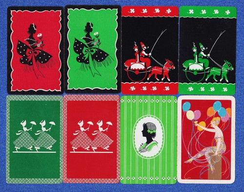 Vintage swap playing cards - playing,