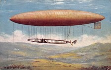 Zeppelin airship, artist AK
