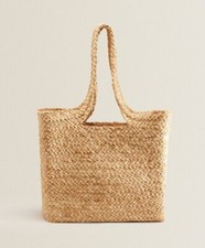 NEW ZARA HOME Straw / Rafia