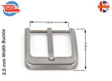 Alloy Pin Buckle for Men 35mm (1.3 inch) Leather Belt Replacement belt buckle