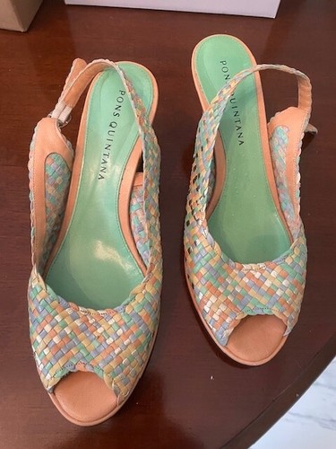 Ladies sling back wedge - sling,