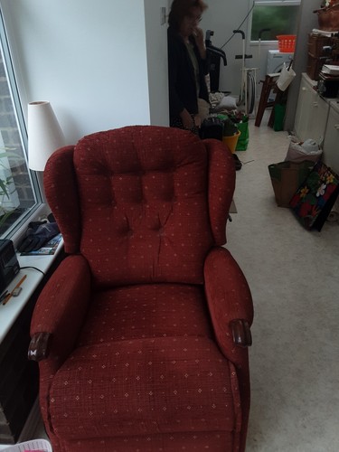 Dark red electric - electric, reclining