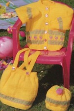 Girls Fairisle Cardigan, Skirt