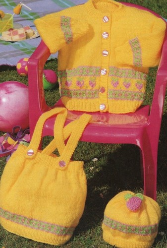 Girls fairisle cardigan skirt - fairisle,