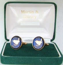 1955 Farthing cufflinks made