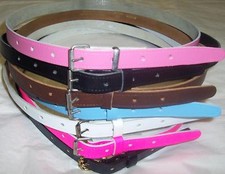 Ladies Genuine Leather Narrow Belt 18mm B2 Fashion
