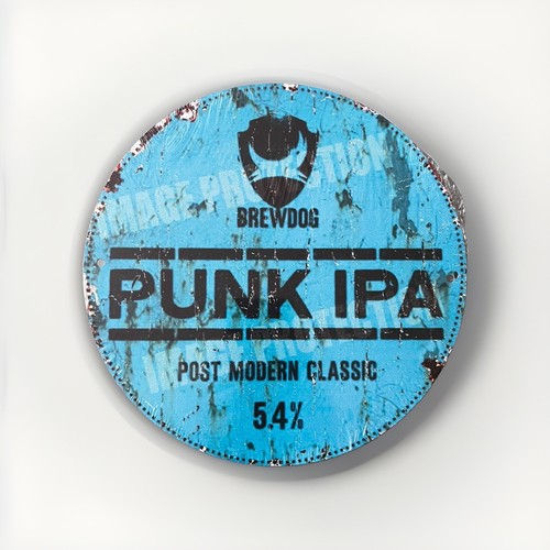 Brewdog punk beer metal sign - metal,