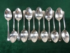 12 vintage Silver Plated