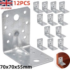 12 x Metal Galvanised Angle