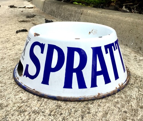 Antique advertising spratts - advertising,