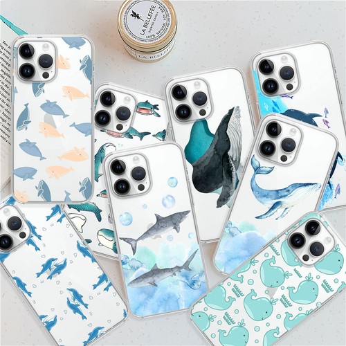 Lovely whale rubber - phone, case