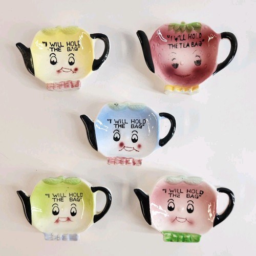 Vintage tea bag - vintage, set