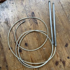 X2 Vintage Electric Ariel Replacement Mast. 9 mm diameter.  Used. 