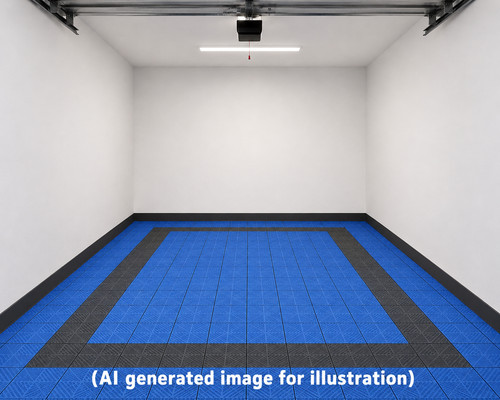 Vented modular floor tile - modular,
