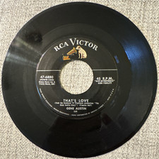 Gene Austin - That's Love / Too Late 45 RPM RCA Victor 7” 