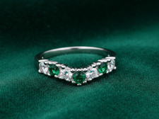 Sterling Silver Emerald