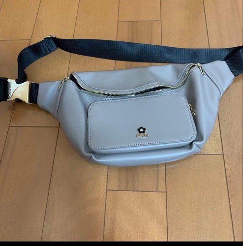 Greige waist pouch - pouch, body