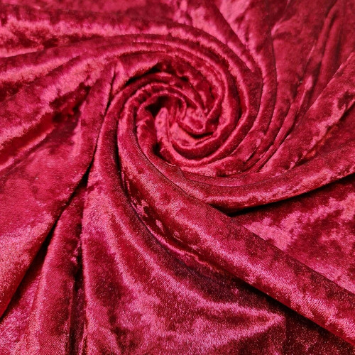 Crushed velvet fabric - crushed,